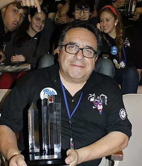 John Santos with Judges Award